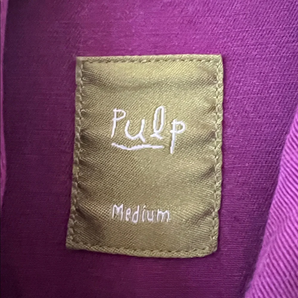 Pulp Purple Button Down Blouse - Picture 3 of 4